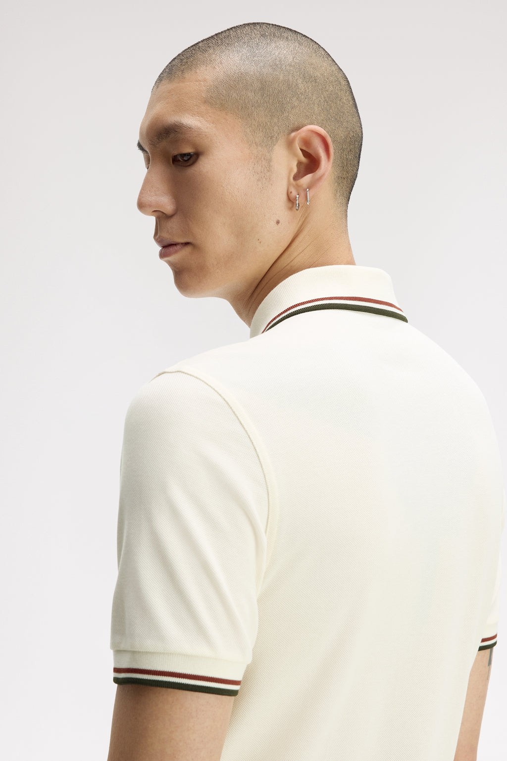 Polo's korte mouw beige Fred Perry