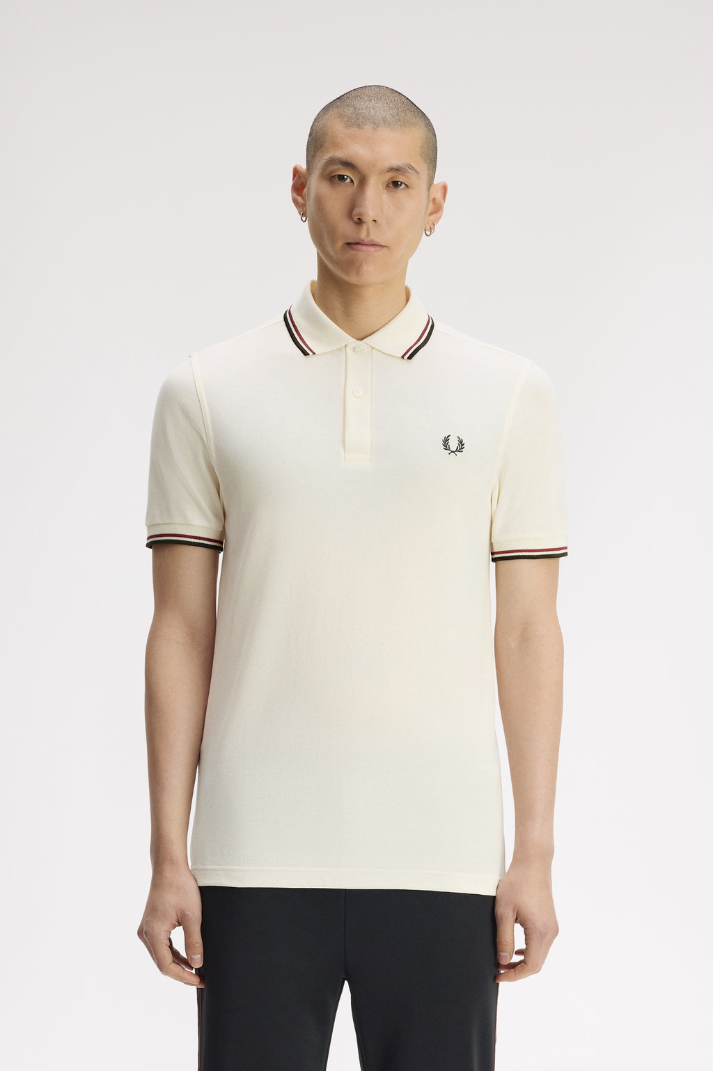 Polo's korte mouw beige Fred Perry