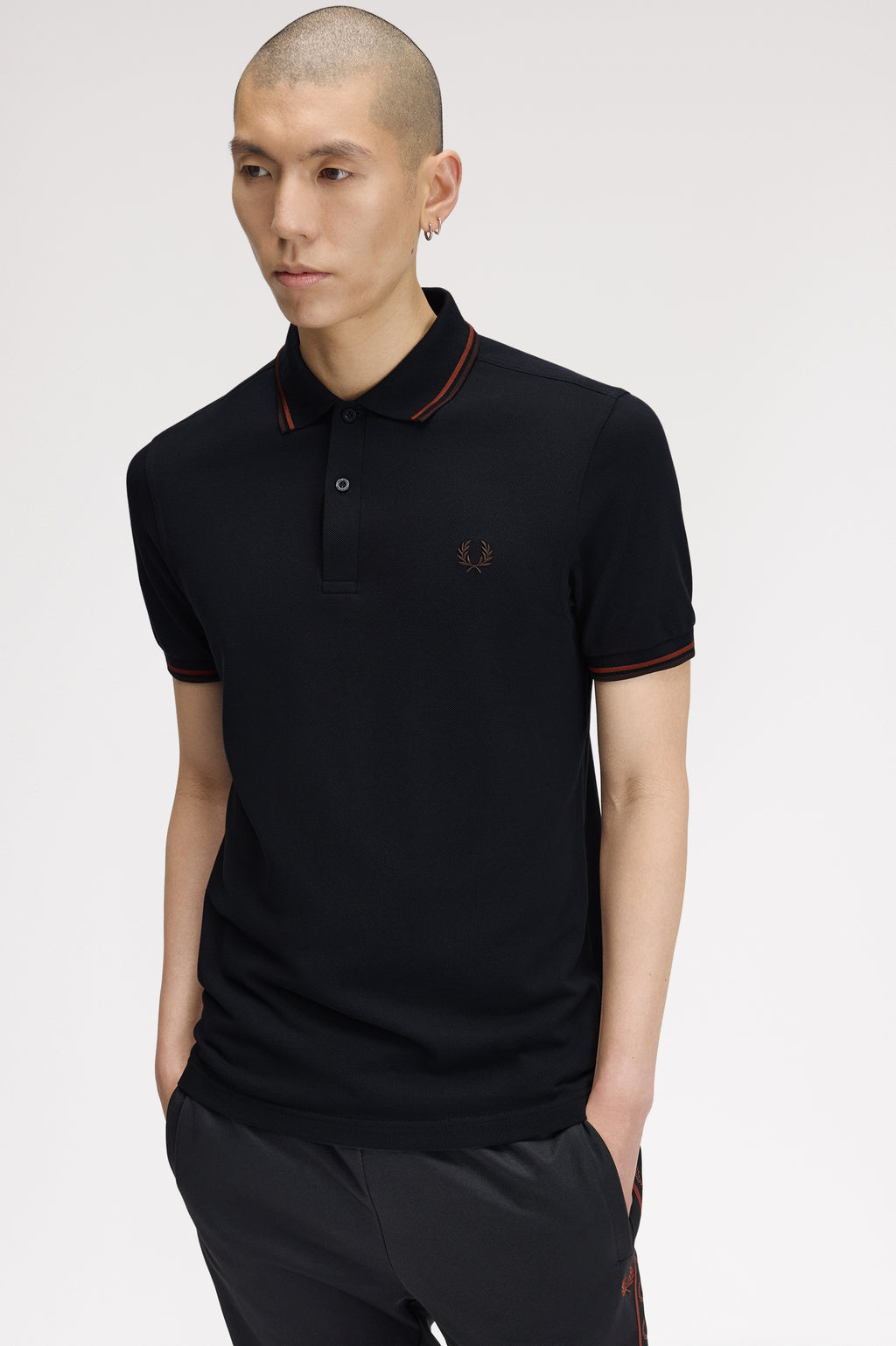 Polo's korte mouw navy Fred Perry