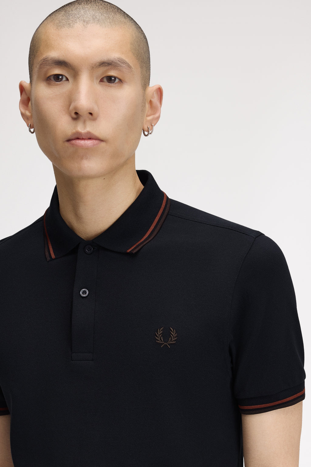 Polo's korte mouw navy Fred Perry