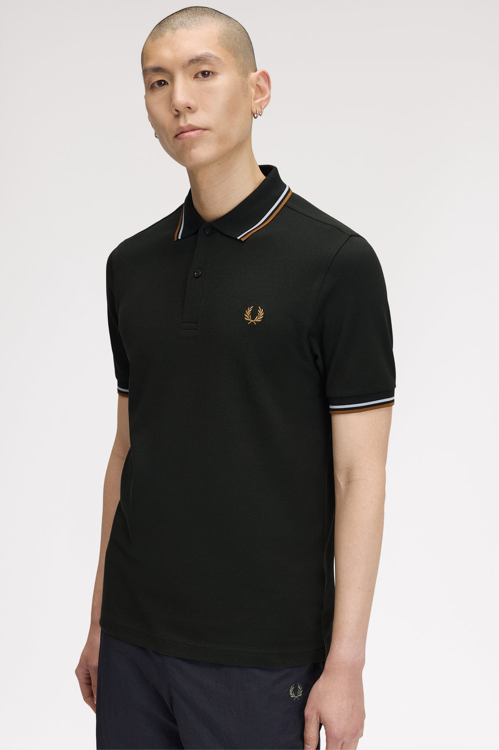 Polo's korte mouw groen Fred Perry