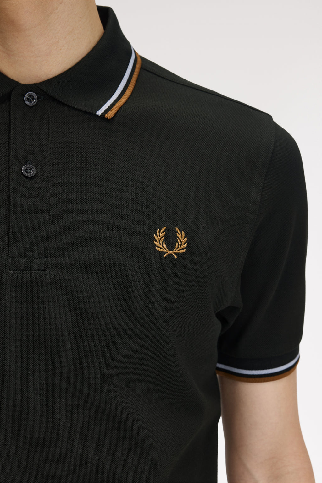 Polo's korte mouw groen Fred Perry