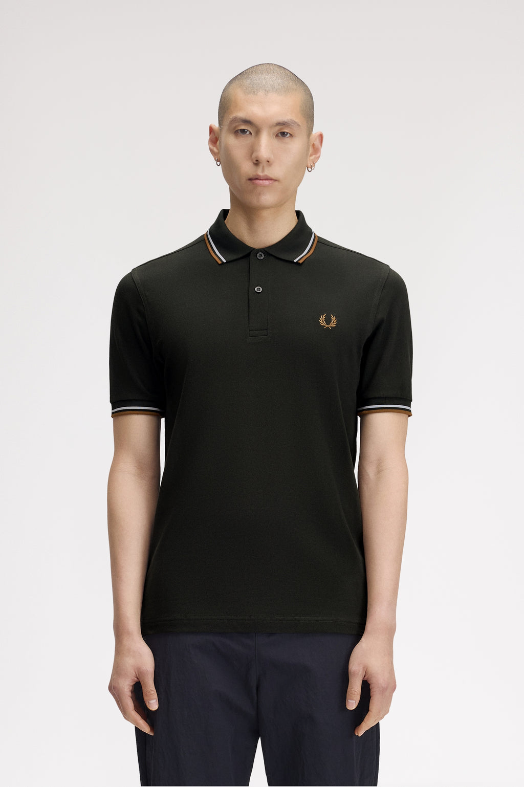 Polo's korte mouw groen Fred Perry