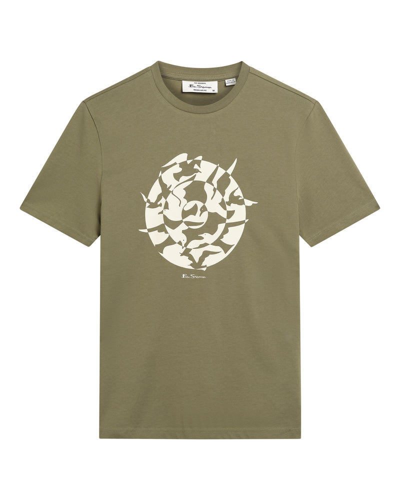 T-shirts korte mouw groen Ben Sherman