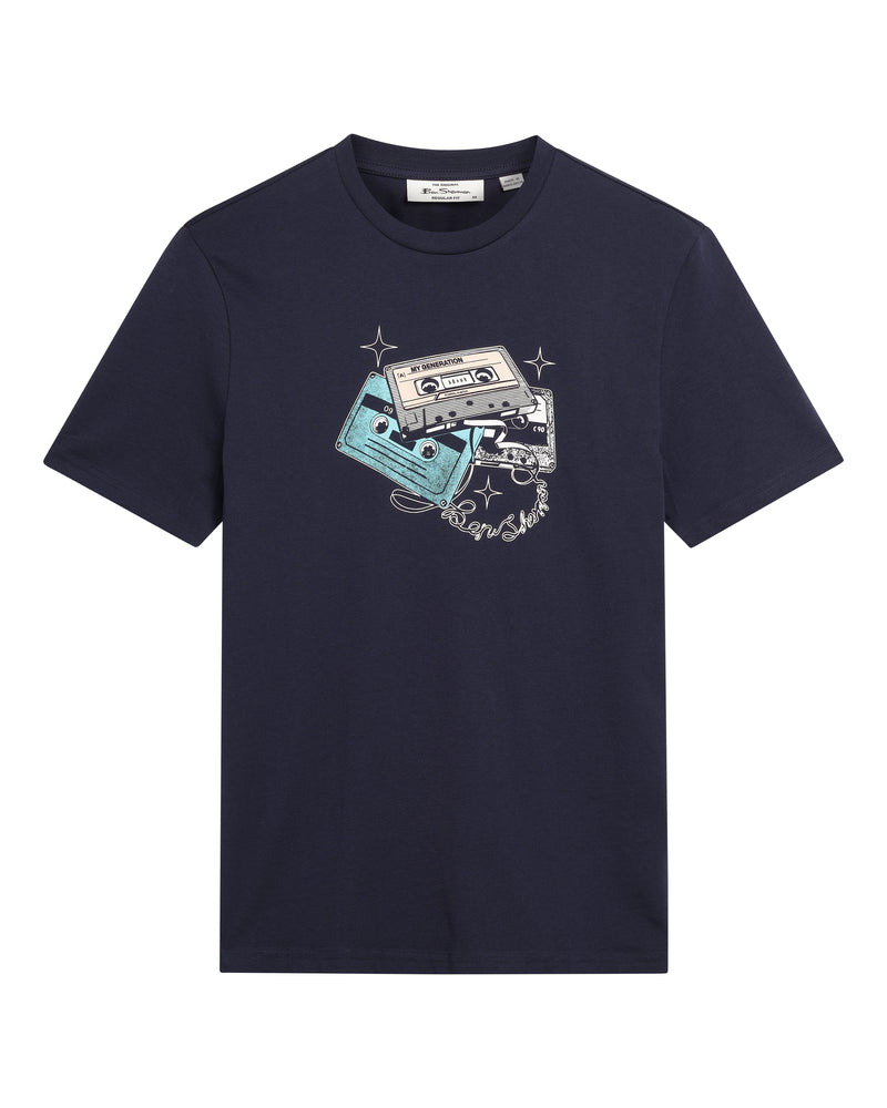 T-shirts korte mouw navy Ben Sherman