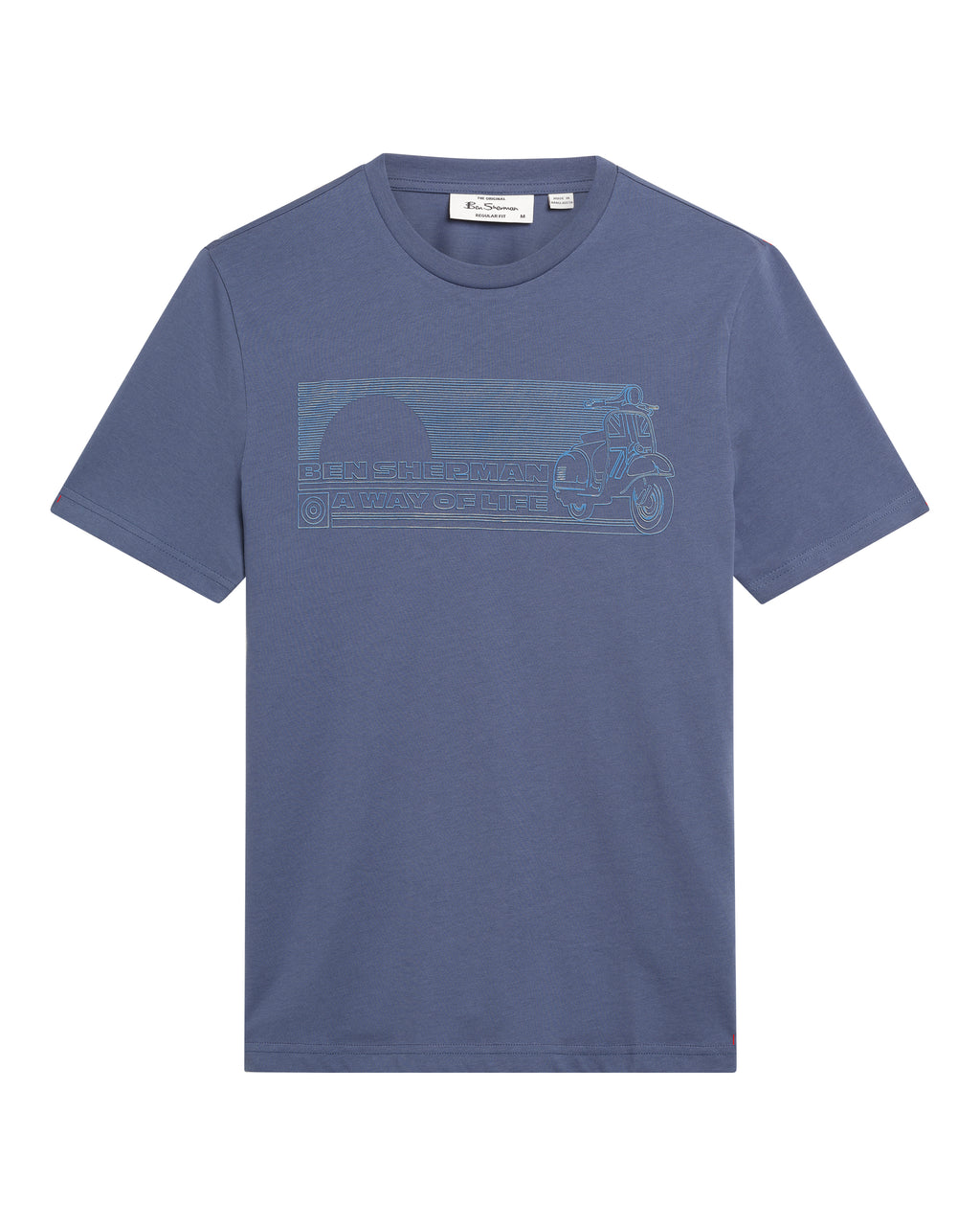 T-shirts korte mouw blauw Ben Sherman