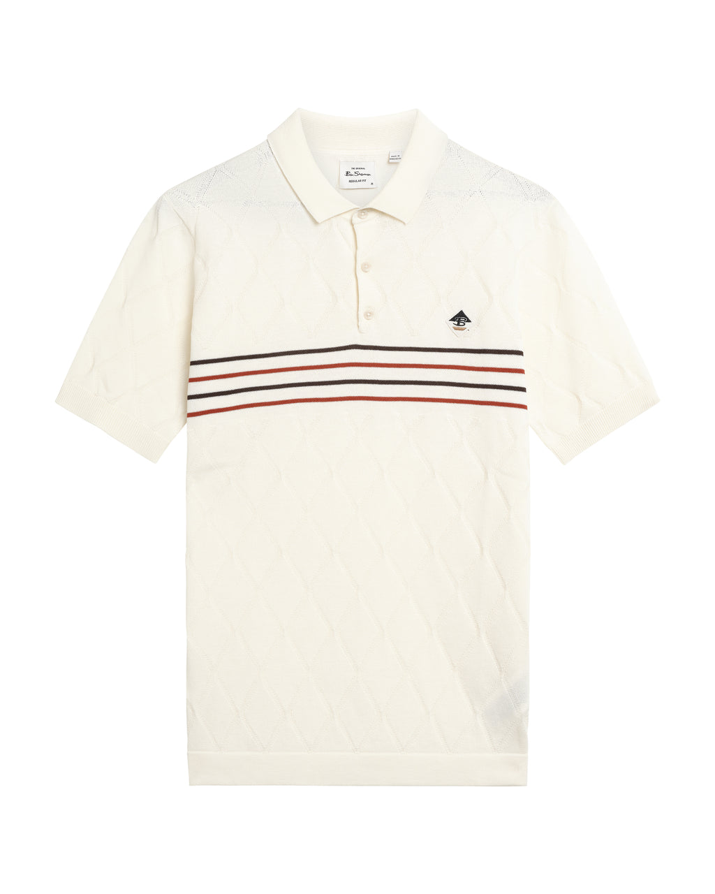 Polo's korte mouw beige Ben Sherman