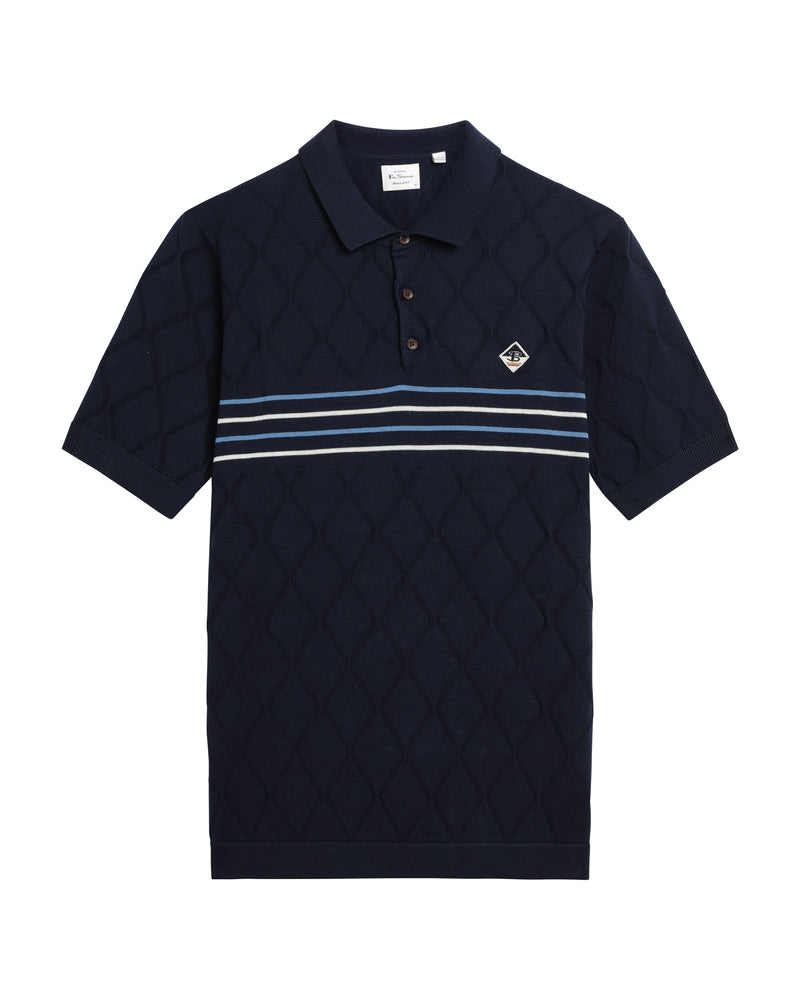 Polo's korte mouw navy Ben Sherman