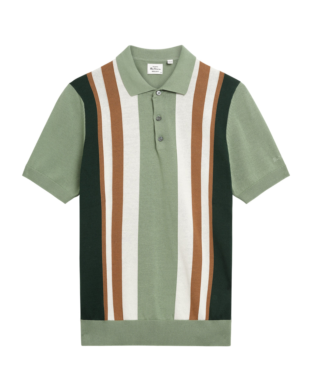 Polo's korte mouw groen Ben Sherman
