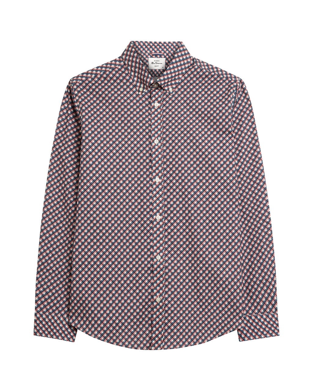 Hemden lange mouw roze Ben Sherman