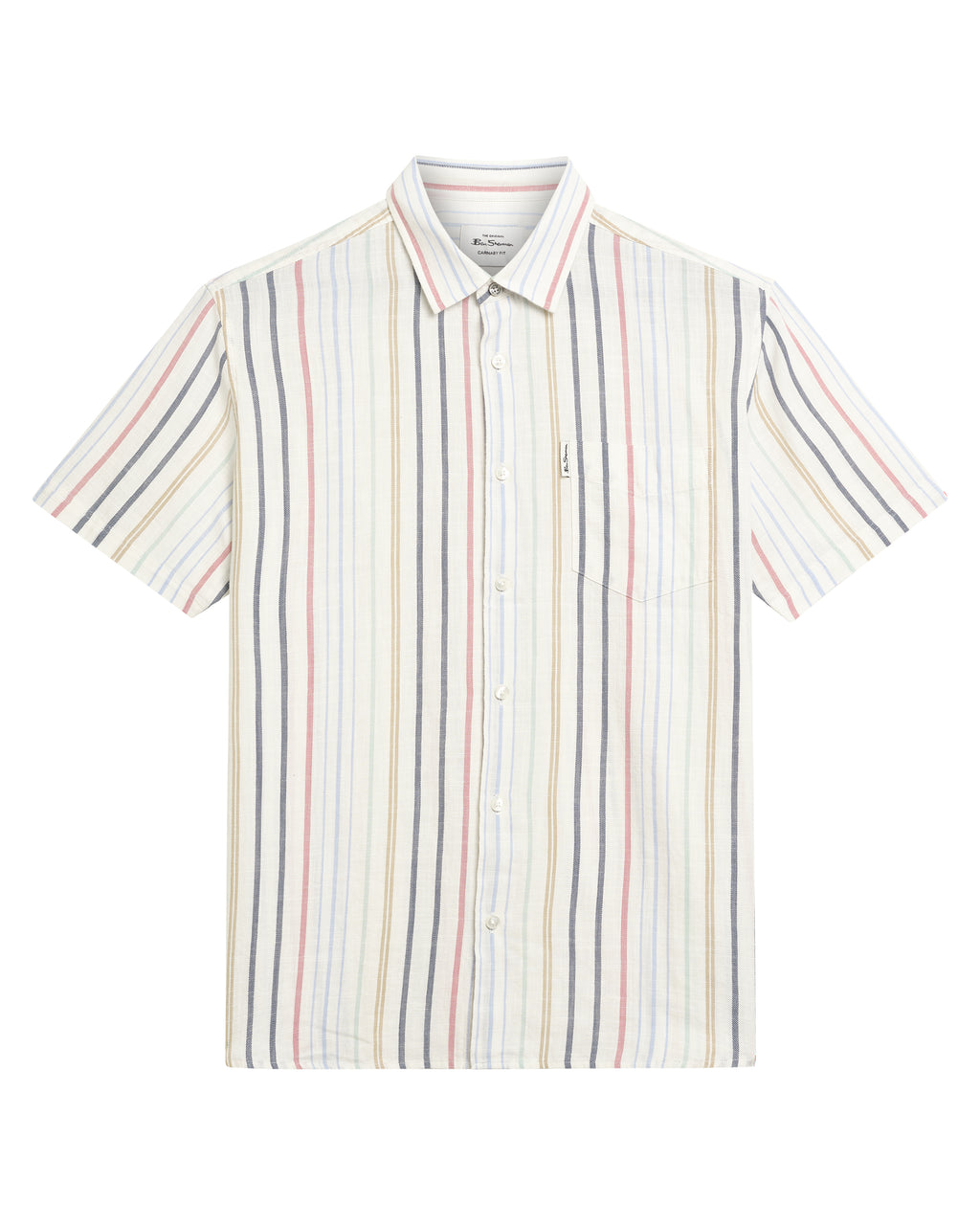 Hemden korte mouw wit Ben Sherman