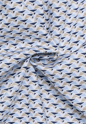 Hemden lange mouw blauw ETERNA