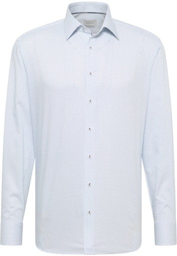 Hemden lange mouw blauw ETERNA