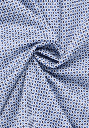 Hemden lange mouw blauw ETERNA