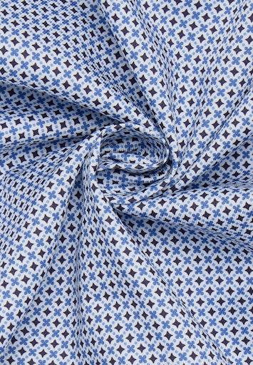 Hemden lange mouw blauw ETERNA