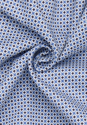 Hemden lange mouw blauw ETERNA