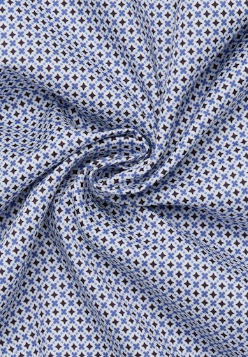 Hemden korte mouw blauw ETERNA