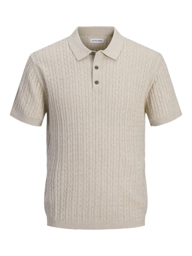 Polo's korte mouw beige JACK & JONES