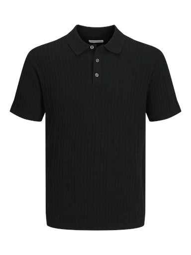 Polo's korte mouw zwart JACK & JONES
