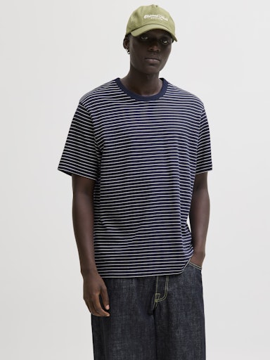 T-shirts korte mouw navy JACK & JONES