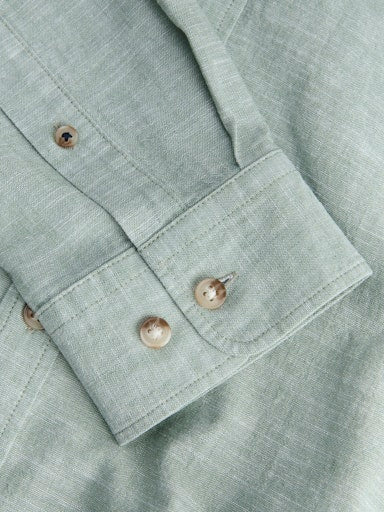 Hemden lange mouw groen JACK & JONES