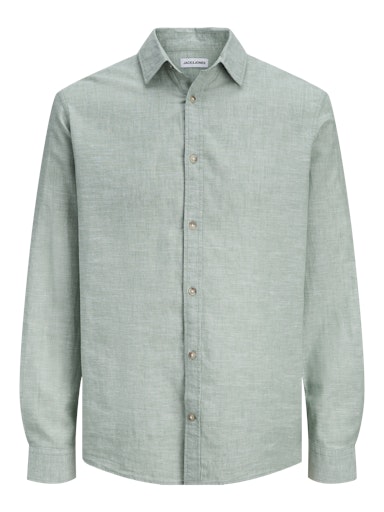 Hemden lange mouw groen JACK & JONES