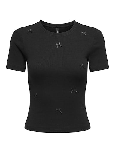 Blouses korte mouw zwart ONLY