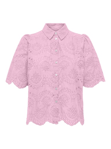 Blouses korte mouw roze ONLY