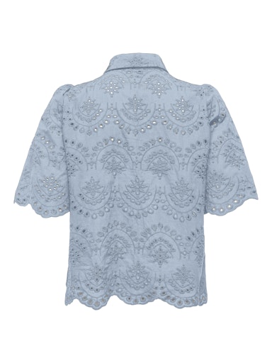 Blouses korte mouw blauw ONLY