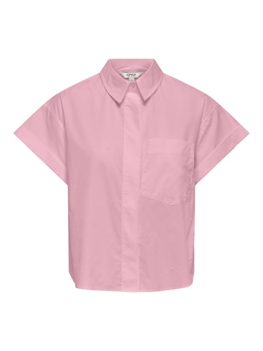 Blouses korte mouw roze ONLY