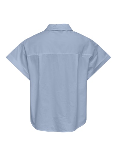 Blouses korte mouw blauw ONLY