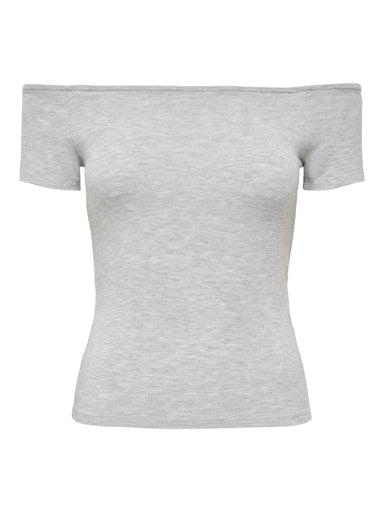 T-shirts korte mouw grijs ONLY