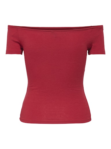 T-shirts korte mouw rood ONLY