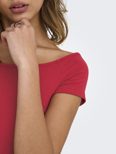 T-shirts korte mouw rood ONLY