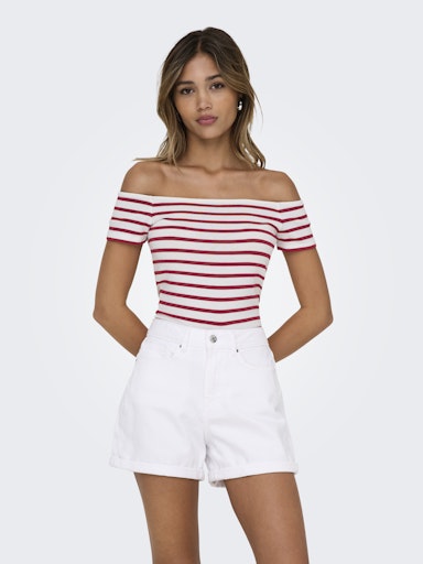 T-shirts korte mouw beige ONLY