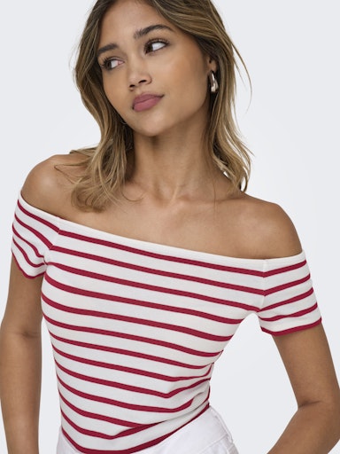 T-shirts korte mouw beige ONLY