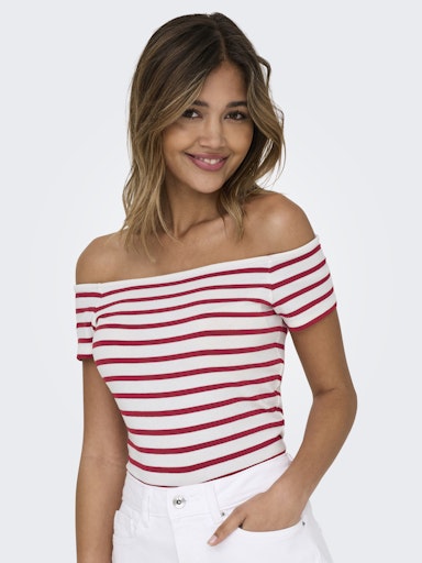 T-shirts korte mouw beige ONLY