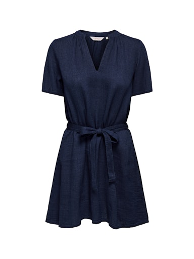 Jurken korte mouw blauw ONLY