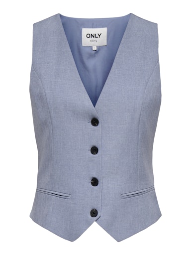 Gilets blauw ONLY