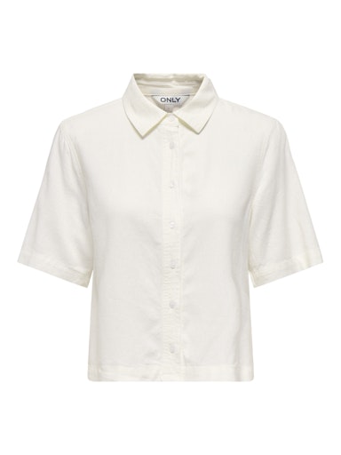 Blouses korte mouw beige ONLY