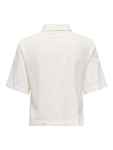 Blouses korte mouw beige ONLY