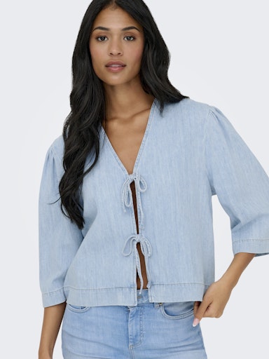 Blouses lange mouw blauw ONLY