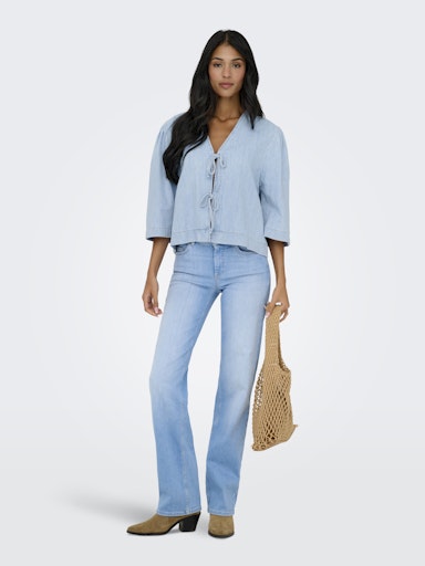 Blouses lange mouw blauw ONLY