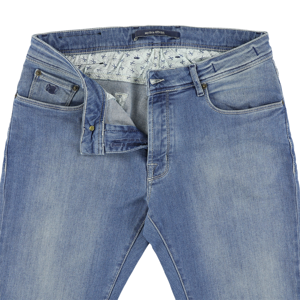 Jeans blauw Atelier Noterman