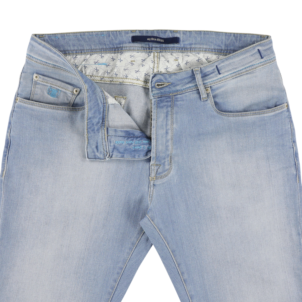 Jeans blauw Atelier Noterman