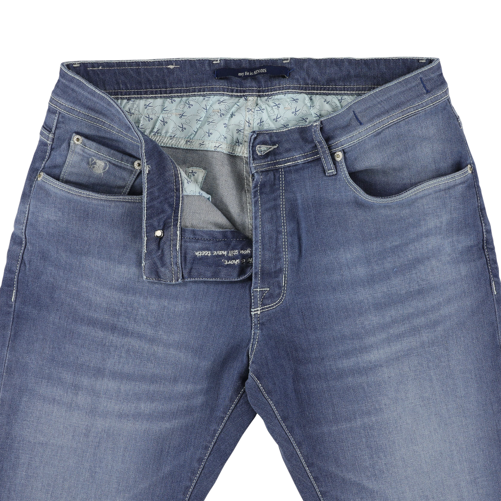Jeans blauw Atelier Noterman