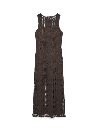 Jurken zonder mouw bruin VERO MODA