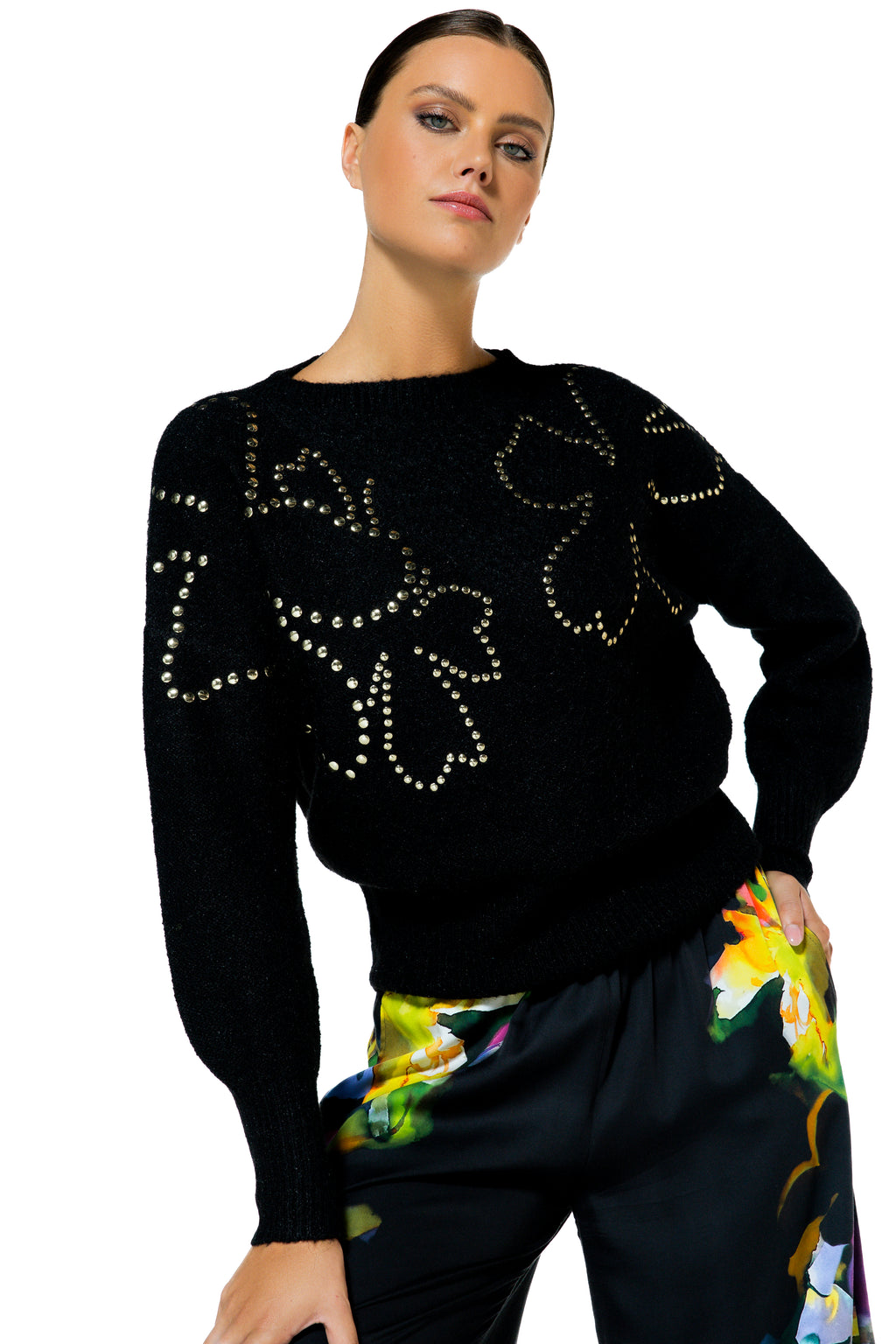 Pulls zwart Caroline Biss