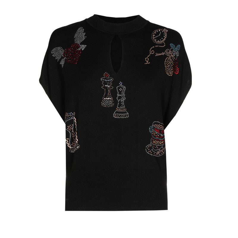 Blouses korte mouw multicolor Caroline Biss