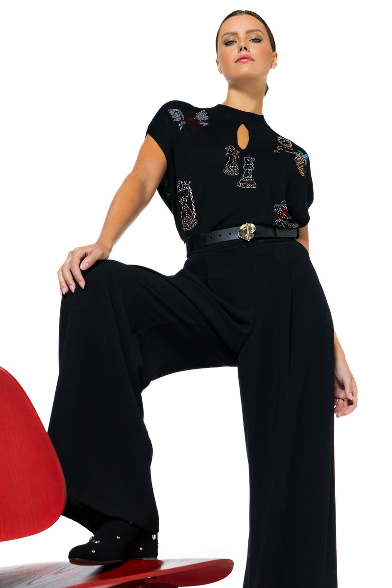 Blouses korte mouw multicolor Caroline Biss